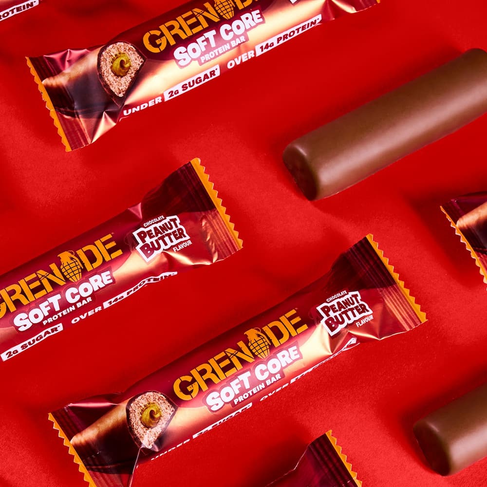 Soft core protein bar