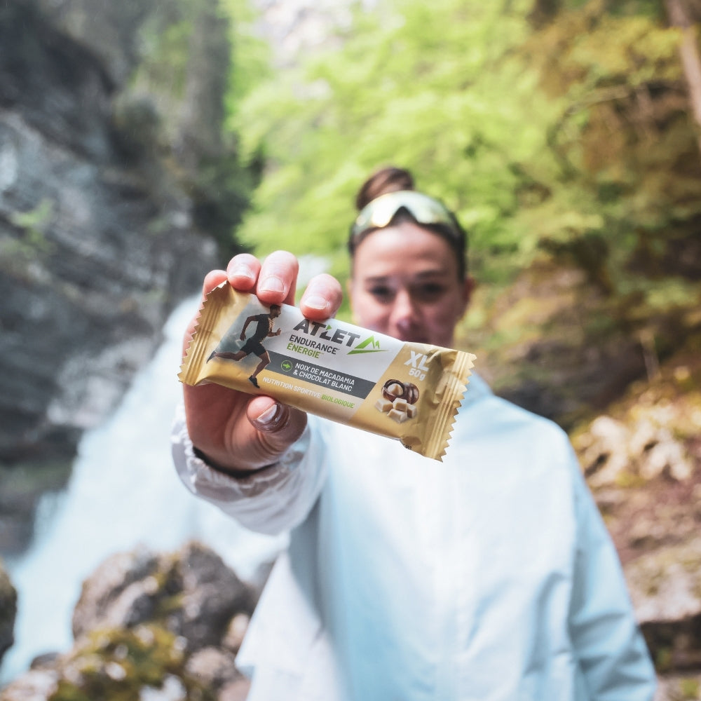 Barre Energétique Noix de macadamia & Chocolat blanc Bio