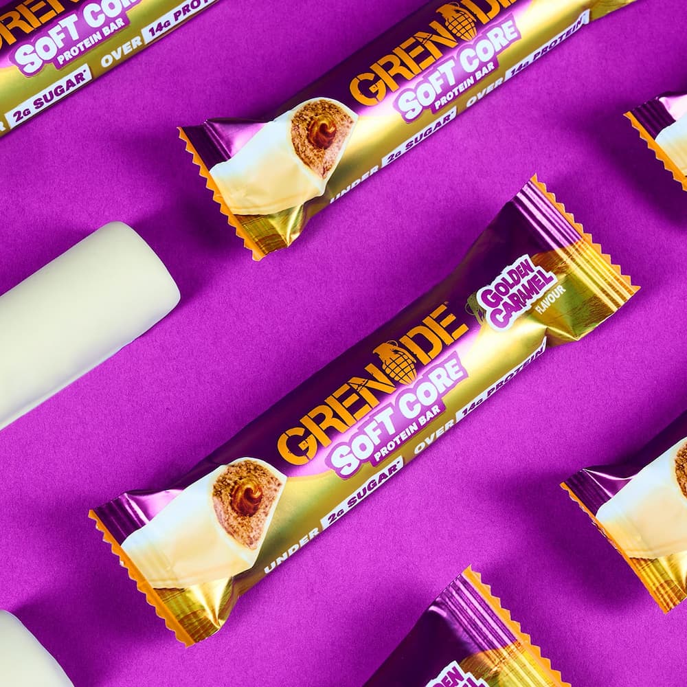 Soft core protein bar