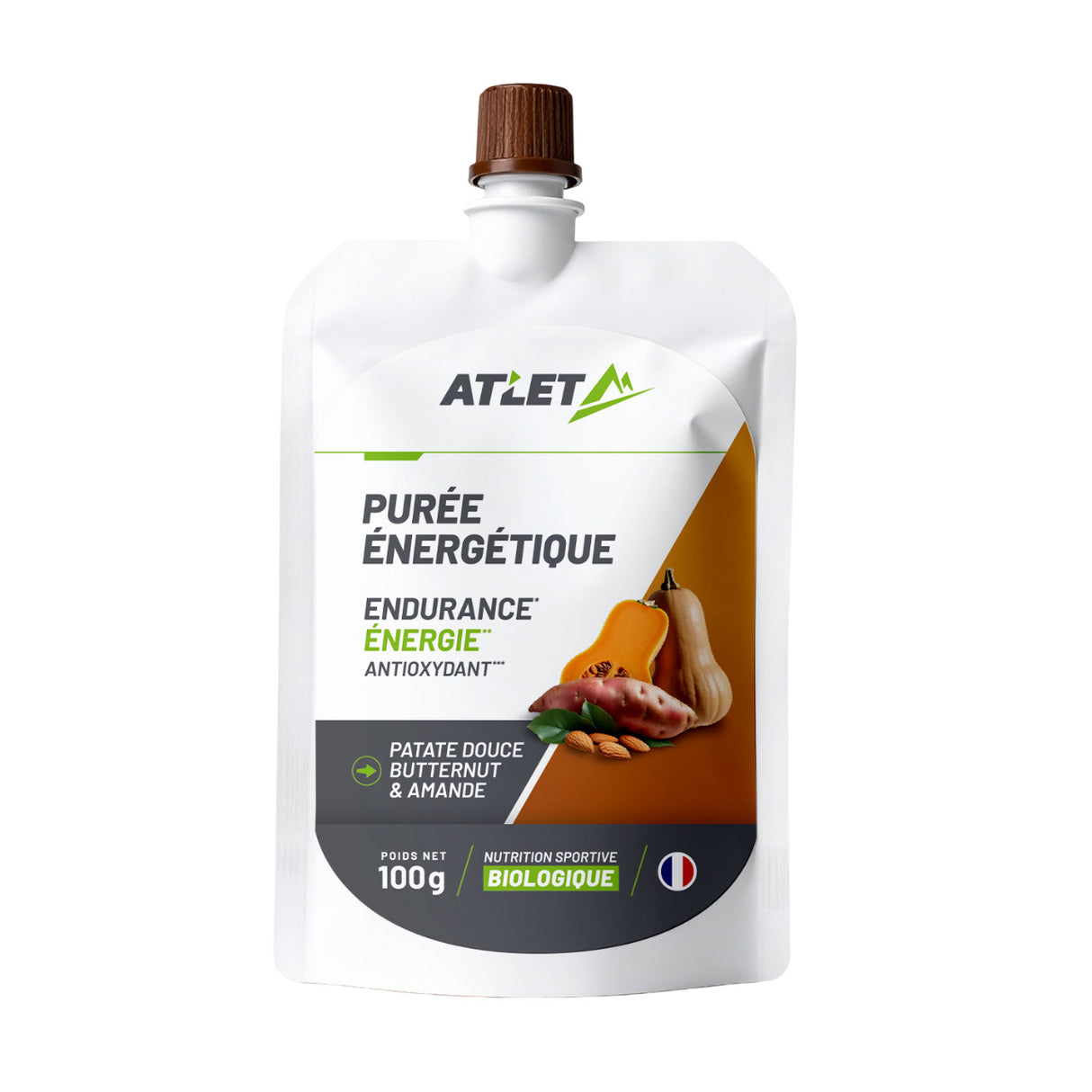 Purée énergétique Butternut Patate Douce Amande Bio