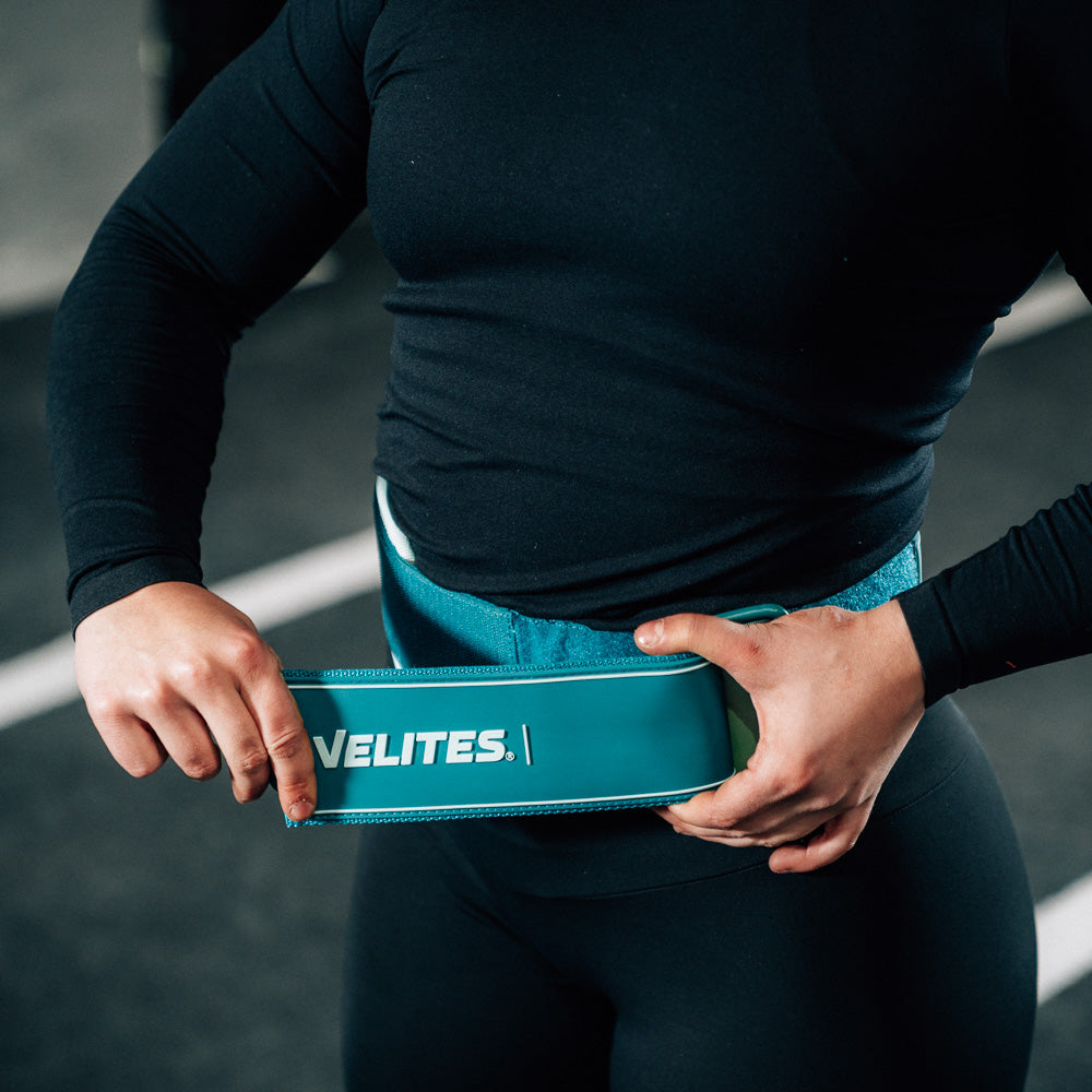 Ceinture Haltérophilie Bleue Taille XL